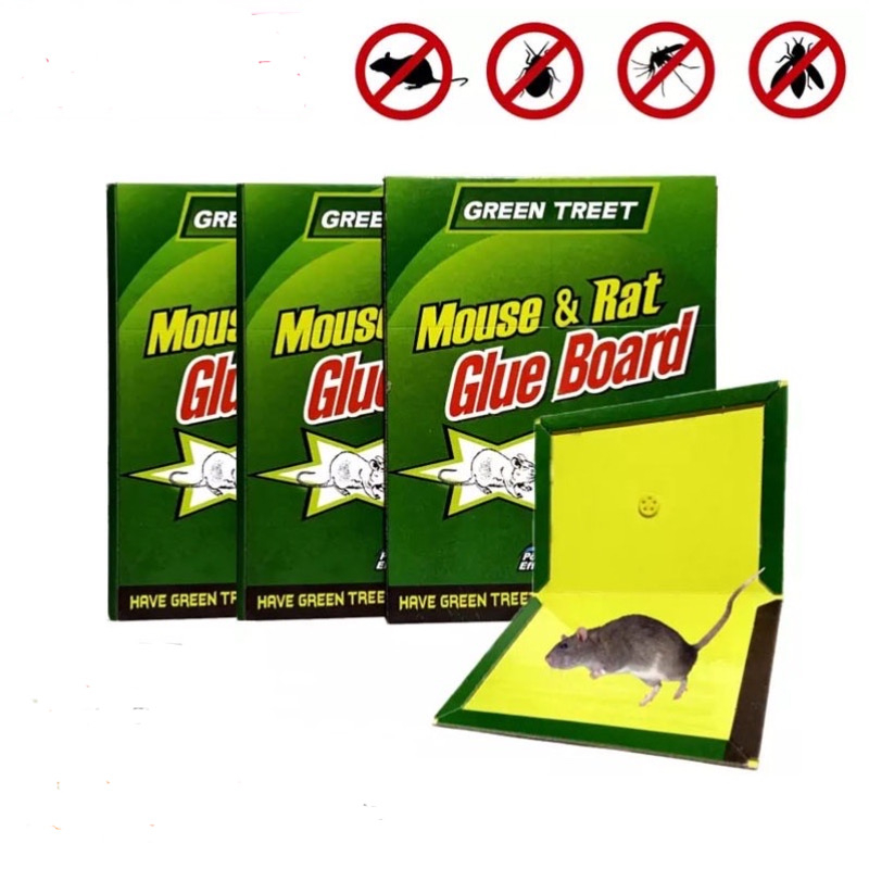 ORIGINAL LEM PAPAN PERANGKAP TIKUS CAP GAJAH SUPER LENGKET AMPUH MENANGKAP TIKUS &amp; TDK BERBAU