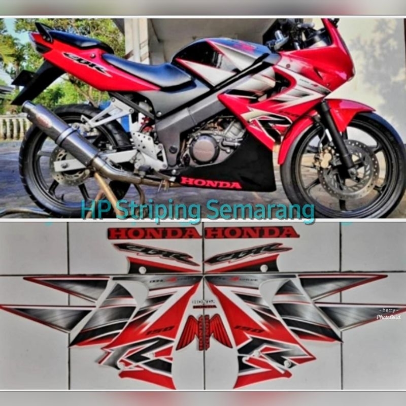 Striping Honda CBR 150 Old Cbu th 2006 Merah