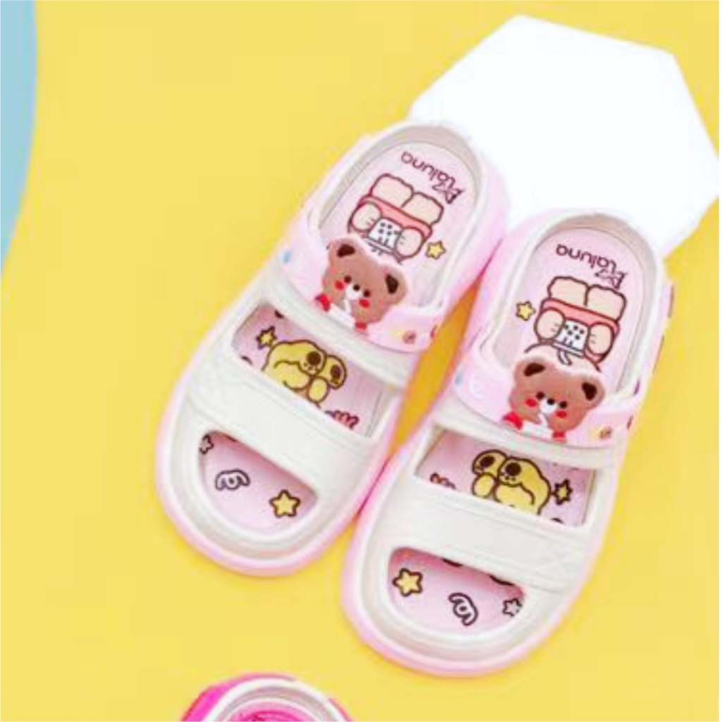 bora - Sandal Jelly Import Selop Anak Perempuan Terbaru 24-35