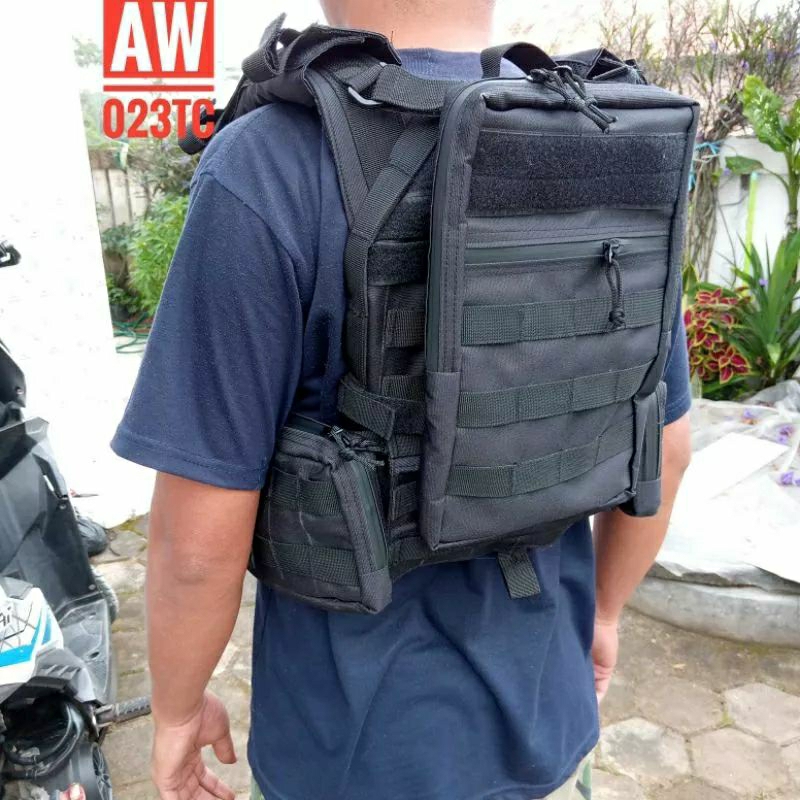 BODY VEST,BLACK MAMBA,ROMPI SERBU TACTICAL,BODI VEST