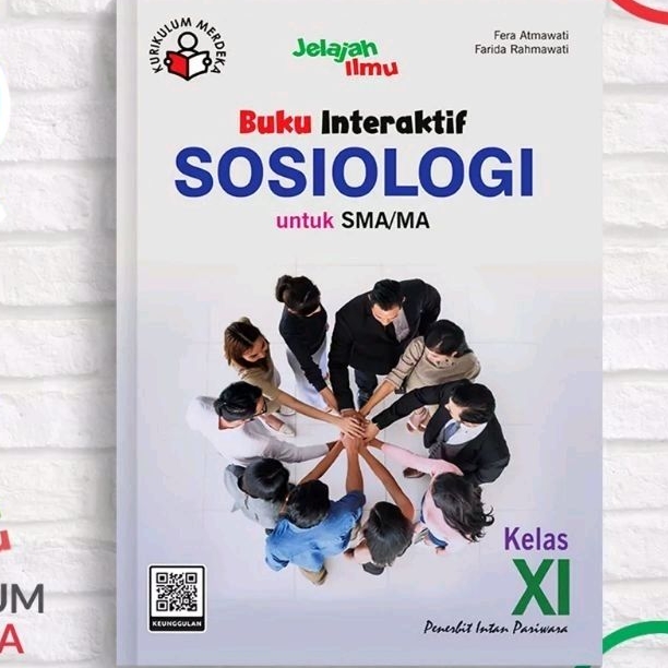 Buku Interaktif Sosiologi kelas XI, 11 Kurikulum Merdeka Tahun 2023 Intan Pariwara