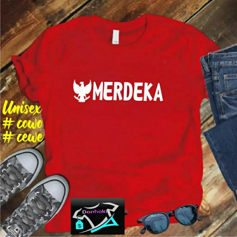 Kaos HUT Merdeka  HUT RI 78 17 AGUSTUS 1945 2023 KEMERDEKAAN INDONESIA Kaos Pria Kaos Murah