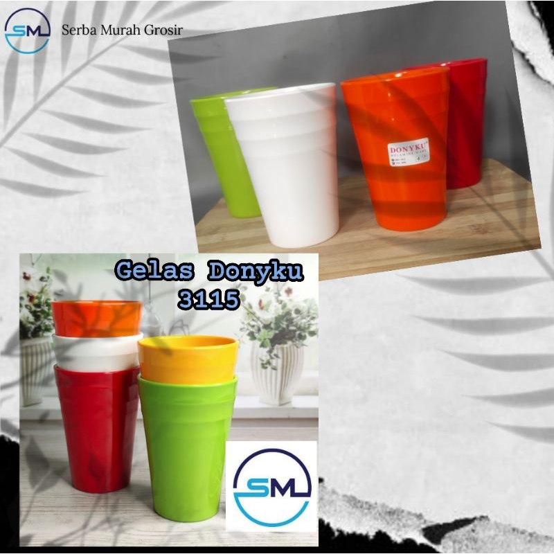 Gelas Teh/Gelas air/Cangkir/Gelas Donyku GL-3115