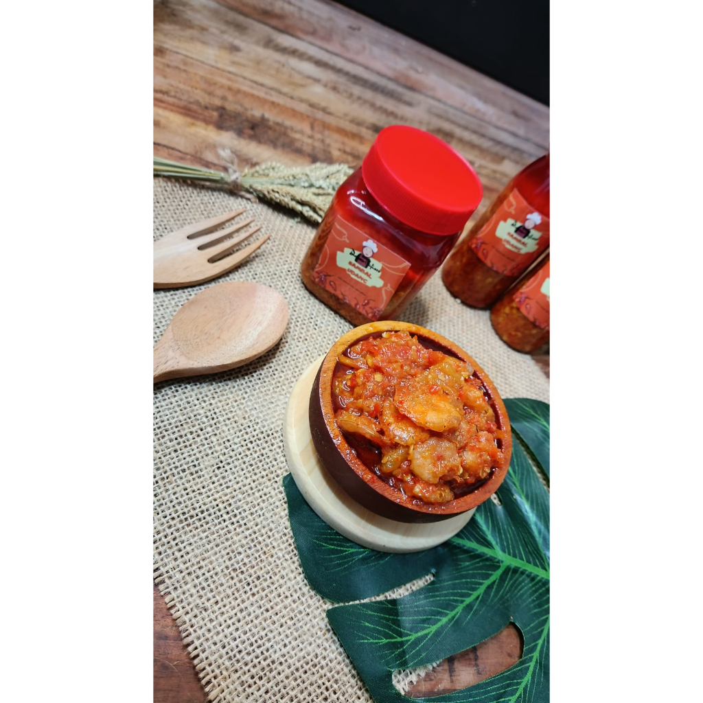 

sambal merah udang makanan siap saji COD