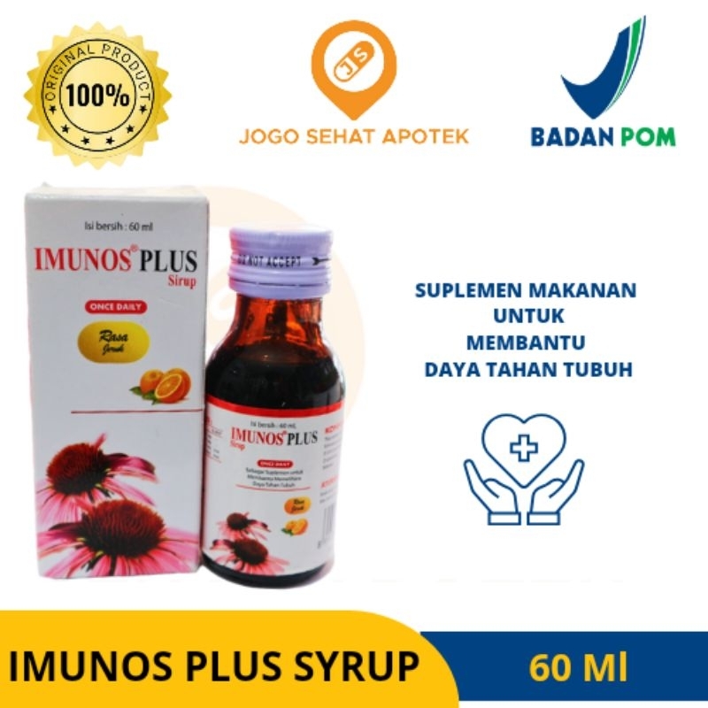 

IMUNOS PLUS SYRUP RASA JERUK SUPLEMEN MEMBANTU MEMELIHARA DAYA TAHAN TUBUH