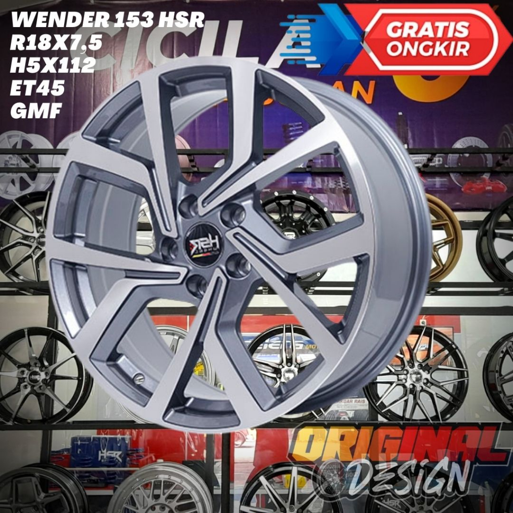 Velg Mobil Ring 18 WENDER 153 HSR R18X7,5 H5X112 ET45 GMF