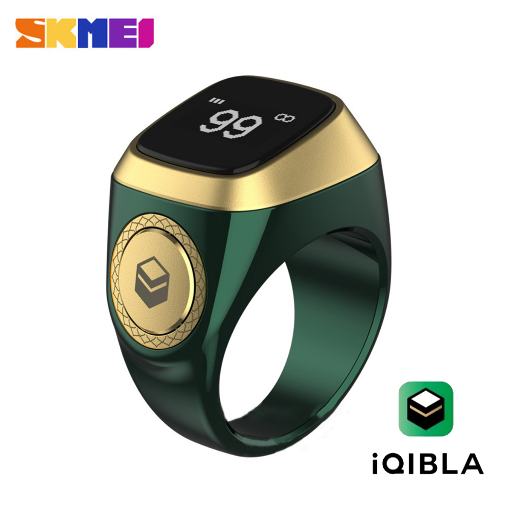 Cincin Tasbih Digital SKMEI ZIKR iQibla Tasbih Smart Ring Bluetooth Connect WATCHKITE WKOS