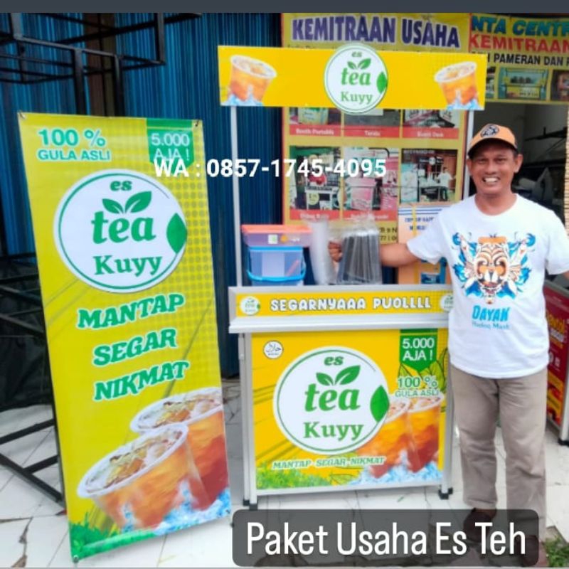 

PELUANG USAHA MINUMAN ES TEH LENGKAP BISA LANGSUNG BERJUALAN