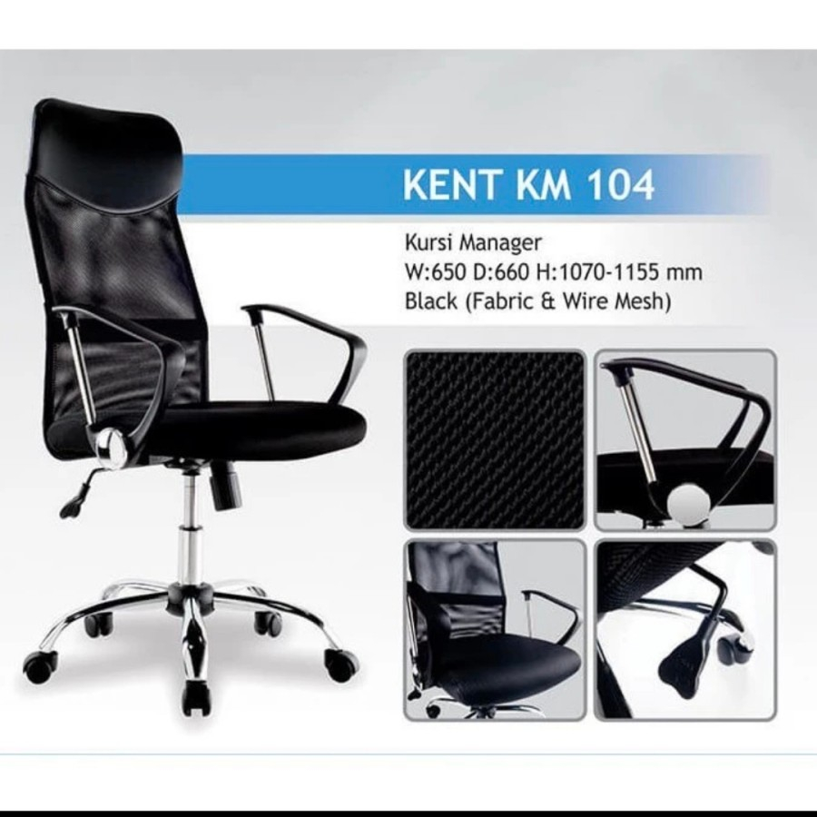 kursi kantor kent km 104 kursi manager kursi roda kaki lima