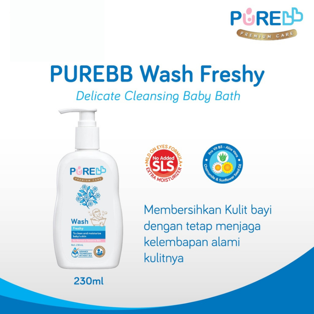 PUREBB WASH 230ml FRESHY