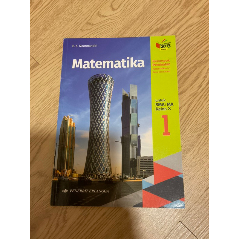 

BARU buku matematika minat peminatan kelas 10 X jilid 1 SMA IPA erlangga BK Noormandiri