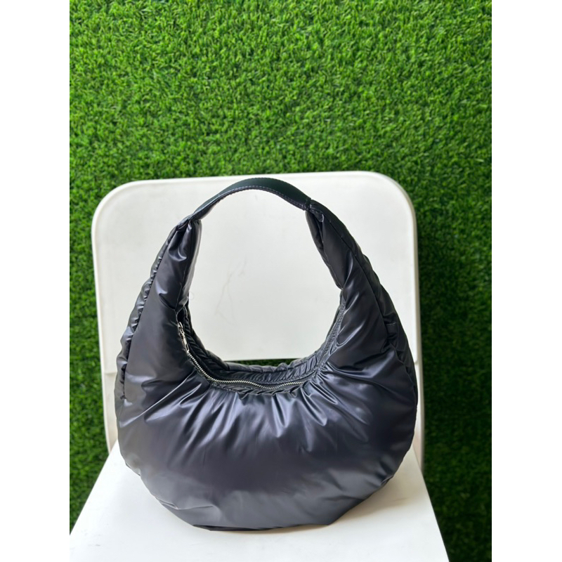 Rollien Puffbag Tas Puffy bag Korea Puffer Tote Bag Slingbag Boho Slempang Wanita Size M