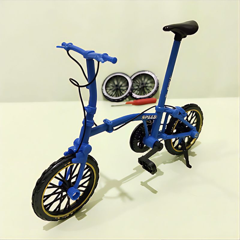 Mainan Diecast Sepeda Lipat Mini Finger Bike Jari Fingerbike Anak Laki Edukasi - Miniatur Sepeda Bal