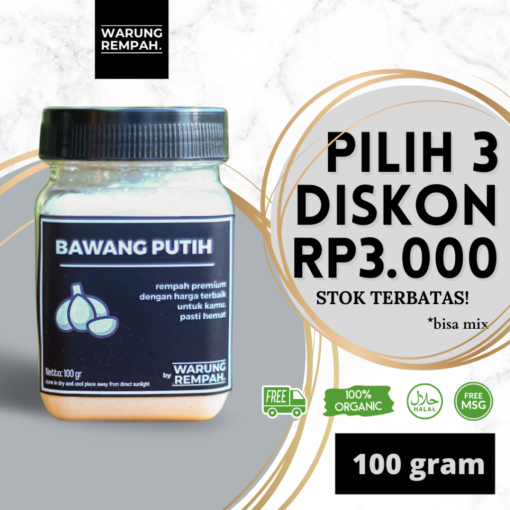 

Bawang Putih Bubuk Murni Garlic Powder