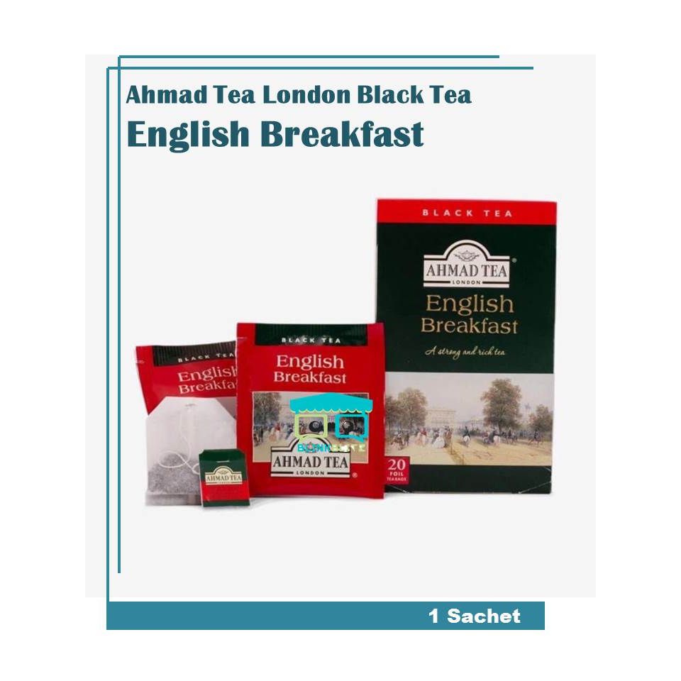 

SACHET Ahmad Tea London BLACK TEA ENGLISH BREAKFAST Teh Hitam