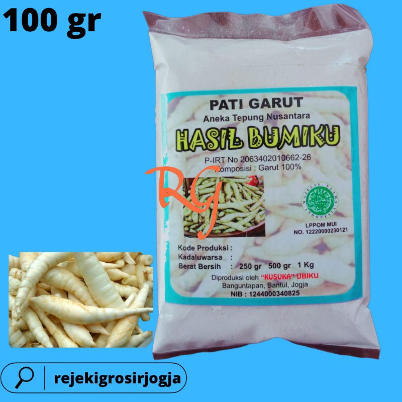 

TEPUNG PATI GARUT 100 gram / PATI Maag kemasan 100 gram