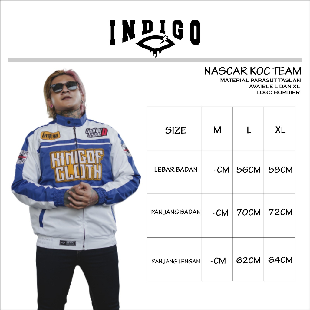 Jaket Nascar Vintage Racing KOC