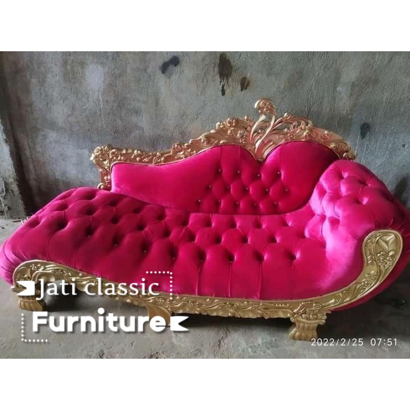 Sofa Pelaminan,Sofa Santai,Sofa Malas Mewah,Sofa Jok Tebal,Lounger ( kain bludru )