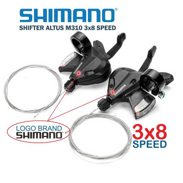 Shimano Altus SL M310 SL-M370 3 x 8 Speed Shifter MTB Mountain Bike Bicycle Shifter BMX operan gigi