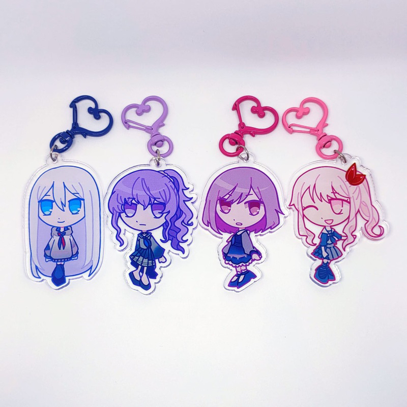 25-ji, Nightcord de. keychains | Kanade, Mafuyu, Ena, Mizuki | Project Sekai ˚₊‧☆