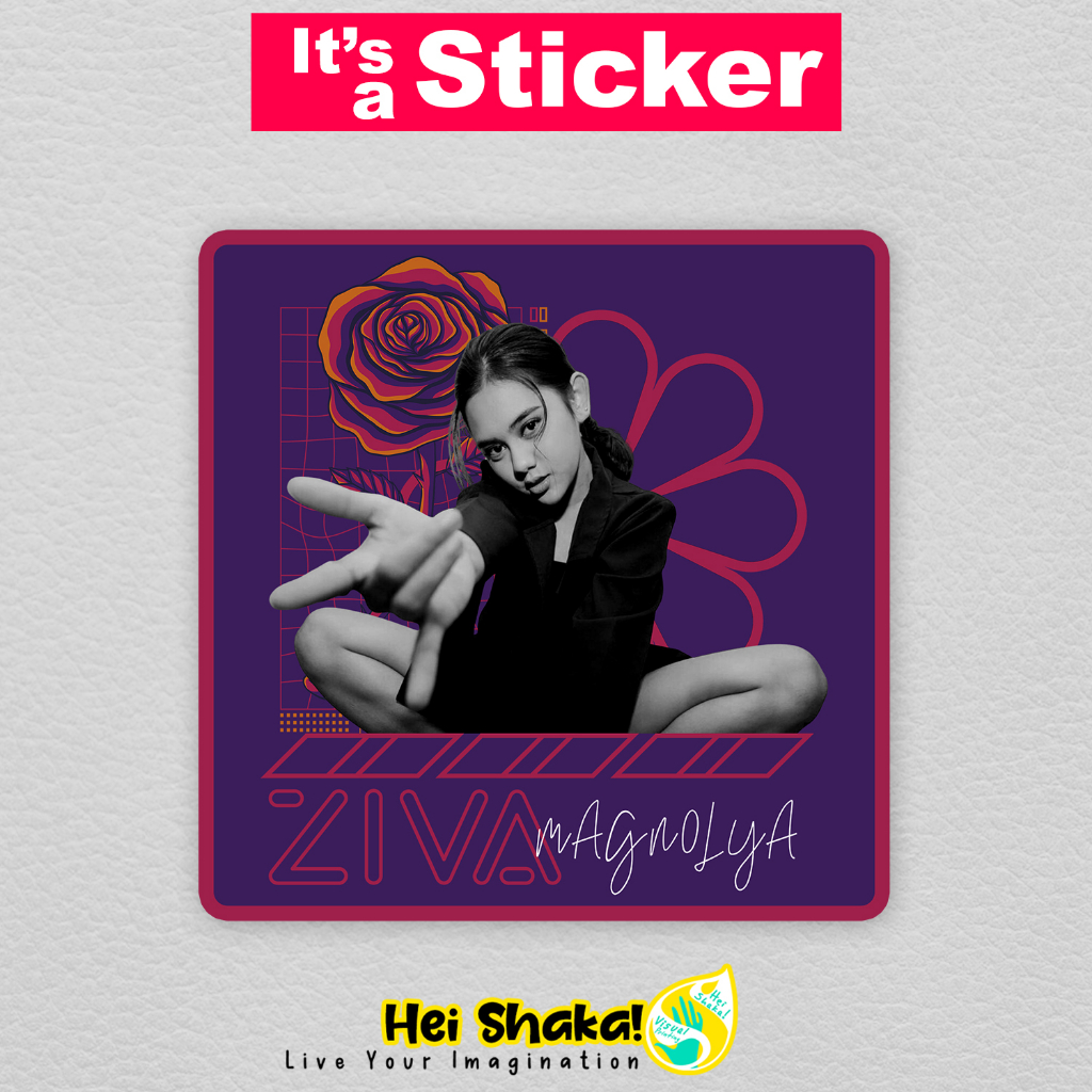 

Heishaka Stiker Ziva Magnolya Sticker Vinyl Anti Air
