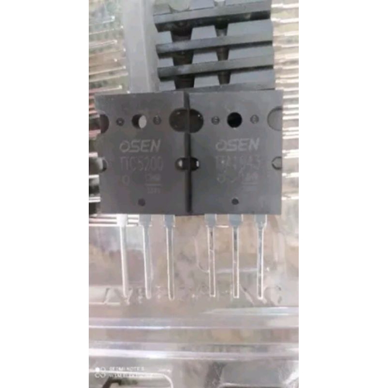 Transistor Final Osen TTC 5200/TTA 1943 TR Toshiba TTC 5200