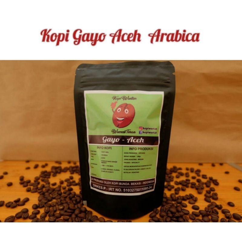 

KOPI GAYO ACEH ARABICA TERSEDIA 200GRAM VARIASI BIJI DAN BUBUK HALUS