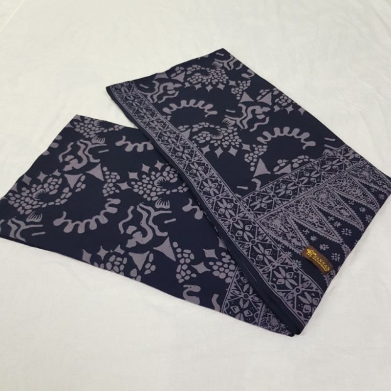 SARUNG BATIK sarung motif mannan goyor hitam