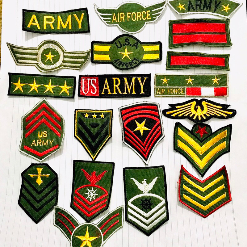 Patch Bordir Army Premium Us Bordir Army