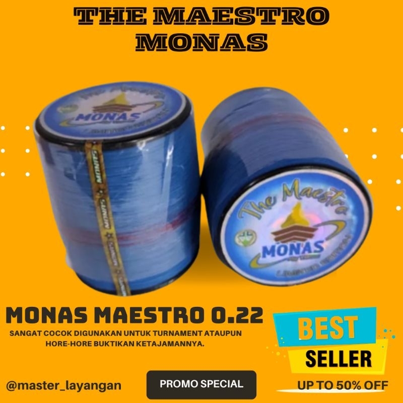 Gelasan MONAS TERBARU ORIGINAL QUALITY 0.22 SUPER SILICONE - Tekstur Tajam Dan Gahar - Panjang 2000 