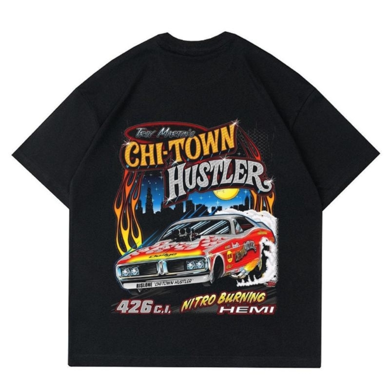 TSHIRT NASCAR HUSTLER | KAOS NASCAR HUSTLER UNISEX