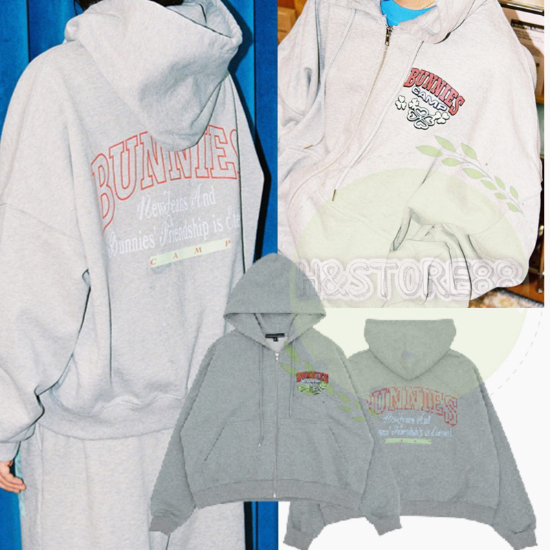 JAKET NEWJEANS BUNNIES CAMP HOODIE