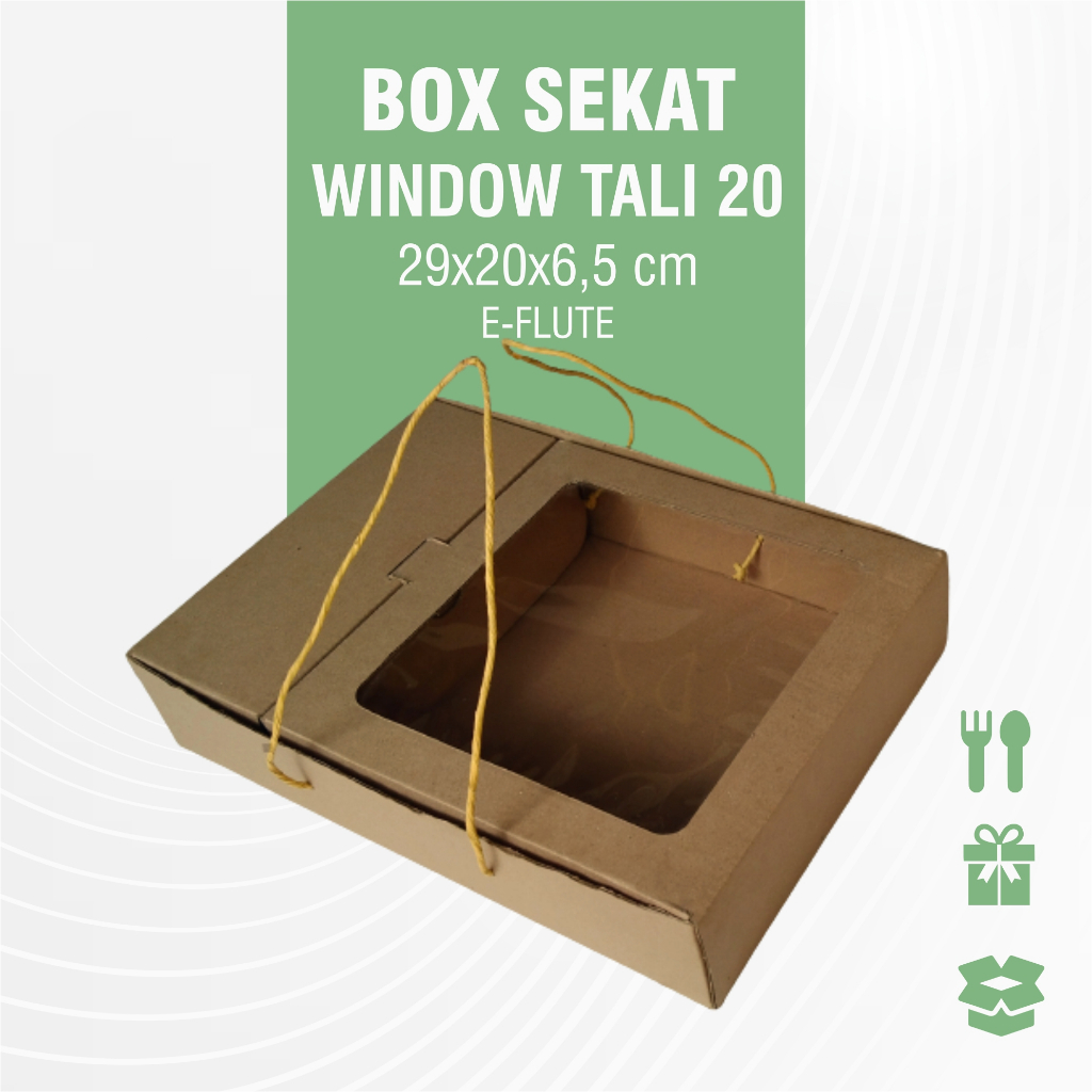 

Box Eflute Catering Mika 20 Sekat Tali Nasi dan Minuman