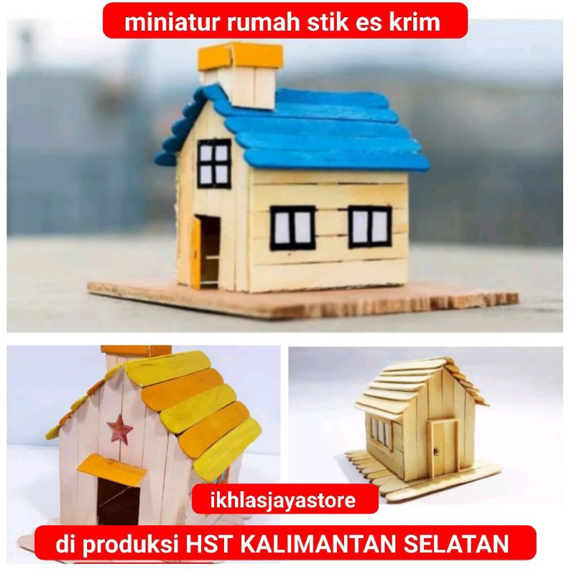 COD kerajinan rumah stik es krim kalimantan