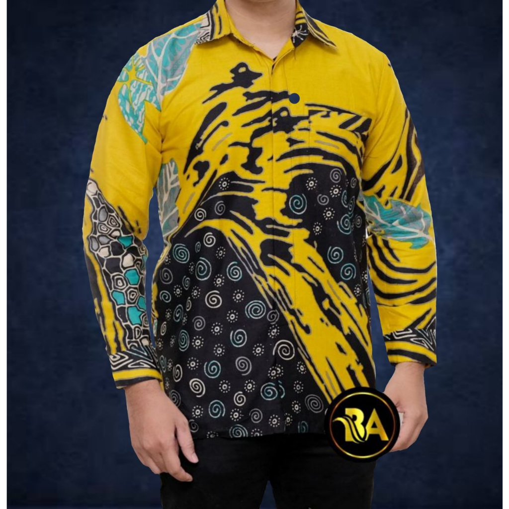 kemeja batik premium lengan panjang