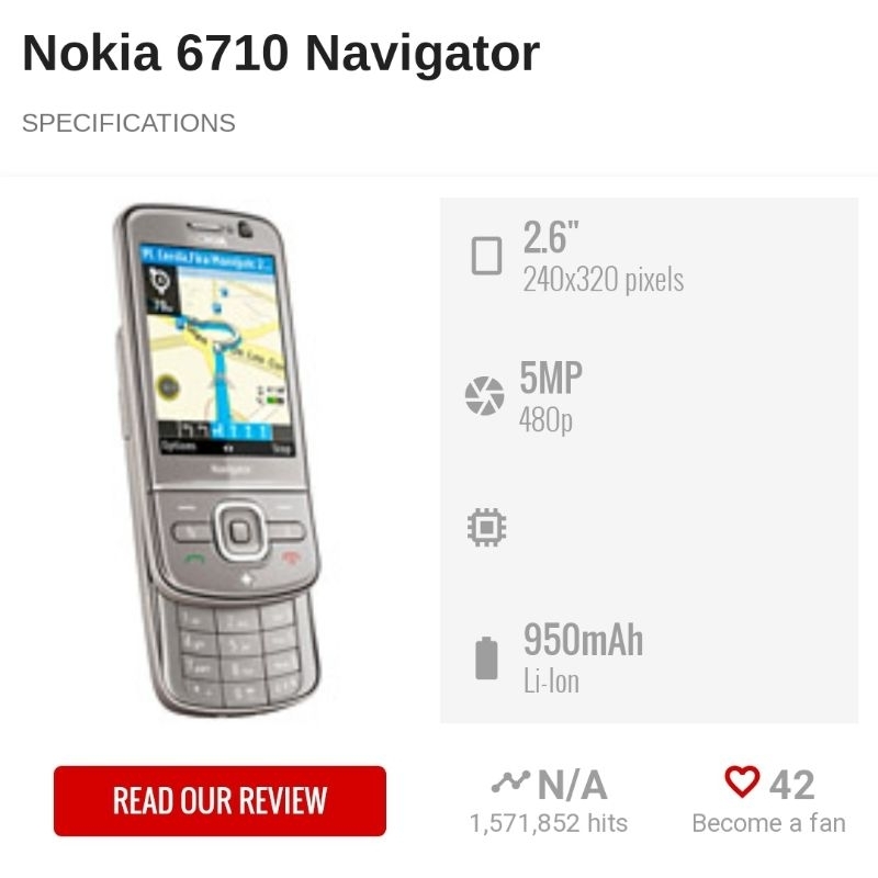 NOKIA 6710 NAVIGATOR HP JADUL UNIK DAN LANGKA 100% ORIGINAL