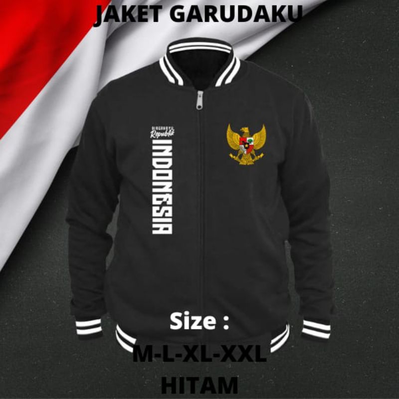 Jaket Varsity Zipper Kemerdekaan Indonesia HUT RI KE 78 Jaket Baseball Pria Original Import Jumbo Oversize Jaket Varsity Pria 17 Agustus 2023 Original Import Jacket Varsity Pria Baseball Dirgahayu RI ke 78 Jaket Sweater Varsity Kemerdekaan Indonesia 2023