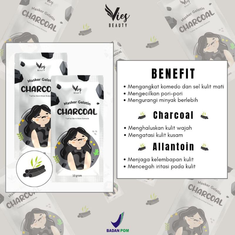 MASKER KOMEDO TERBARU BY VIES BEAUTY 100% ORI