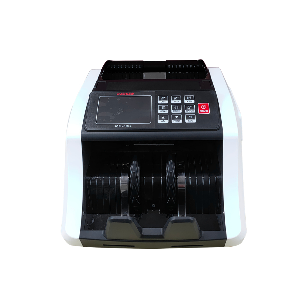 KASSEN MC-50C MESIN PENGHITUNG UANG CAMPUR MIX MODE UANG CETAKAN BARU LAMA MC50C MONEY BILL COUNTER MC 50C VERSI TERBARU MC40C SENSOR UV MAGNETIC