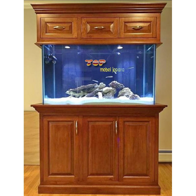 bufet aquarium minimalis,mebel jepara,furniture