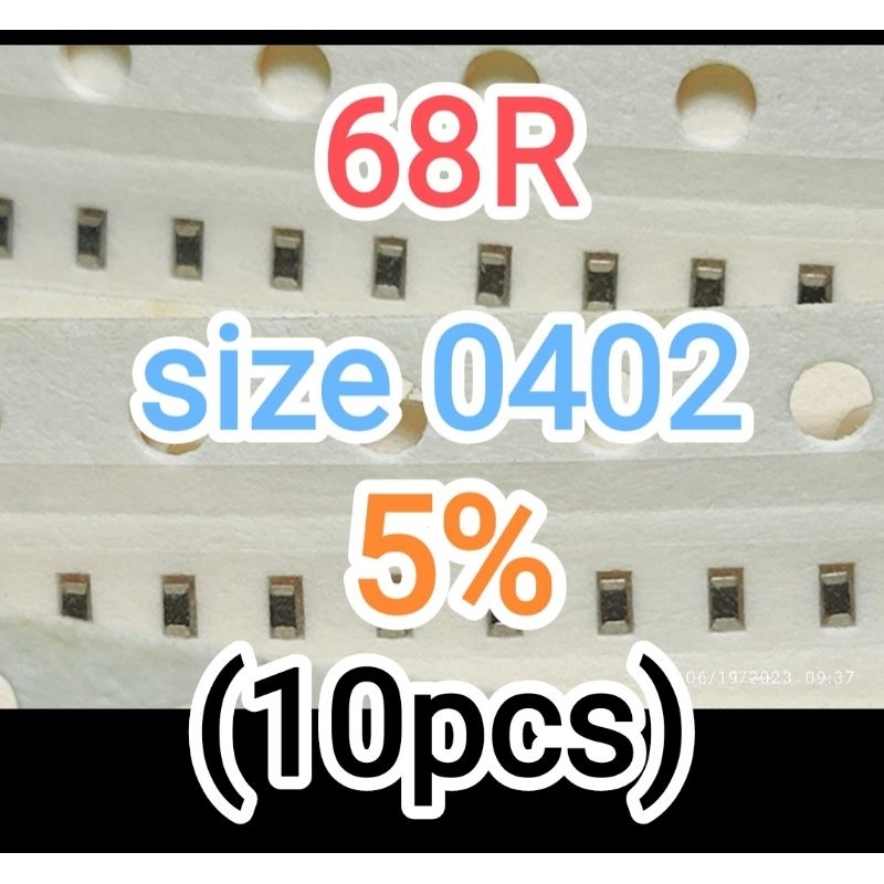 10pcs Chip resistor smd 680 68R size 0402 68ohm 68 ohm