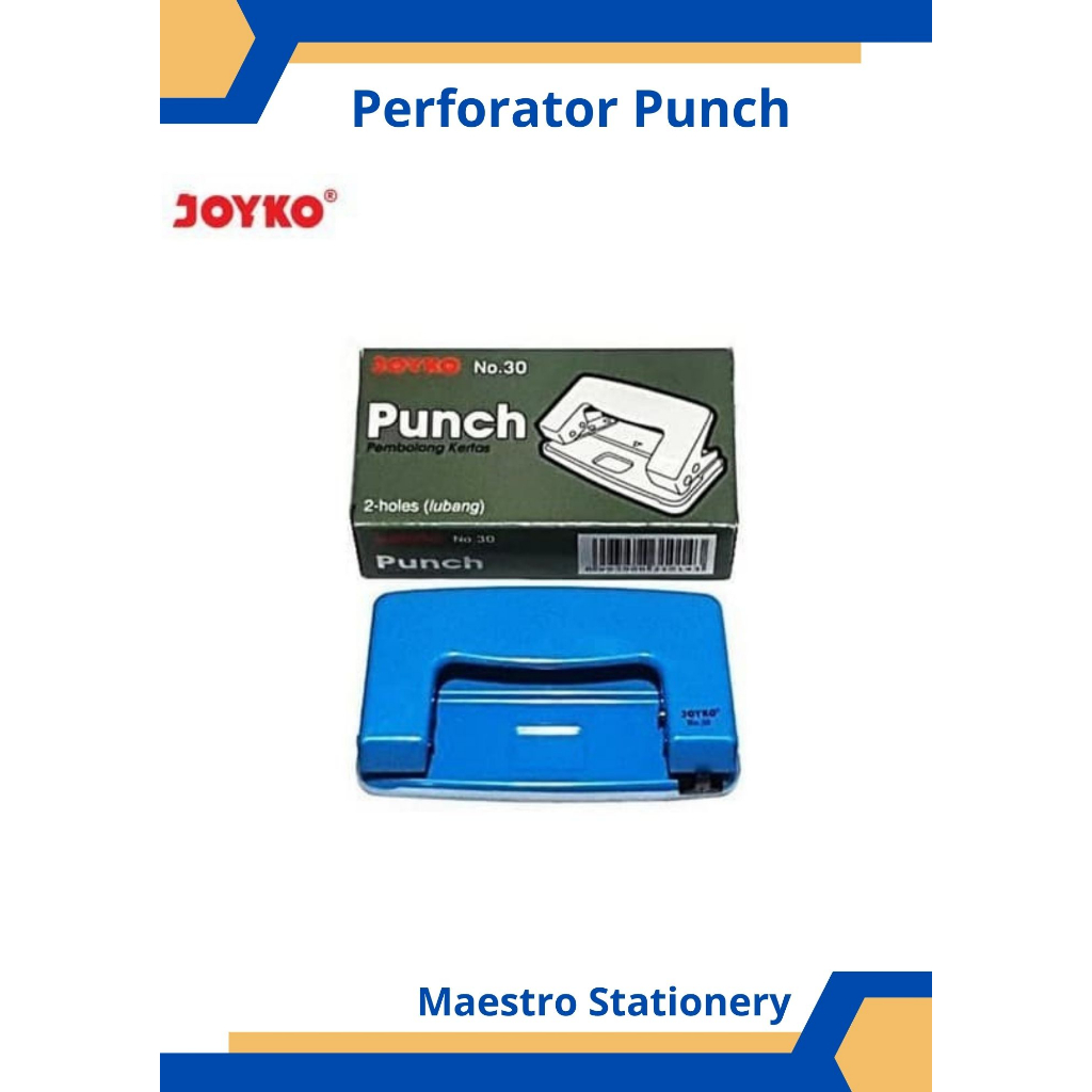 

Perforator Punch / Pembolong Kertas Joyko No.30