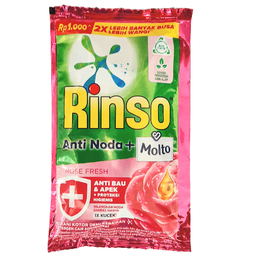 Rinso Cair Rose Fresh Sachet 38ml