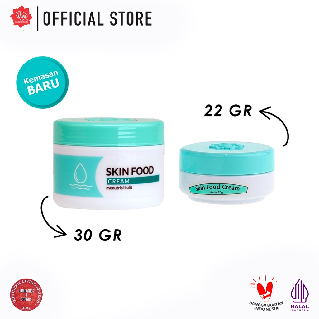 QEILA - Viva Skin Food Cream Series | Menjaga Kelembaban Kulit