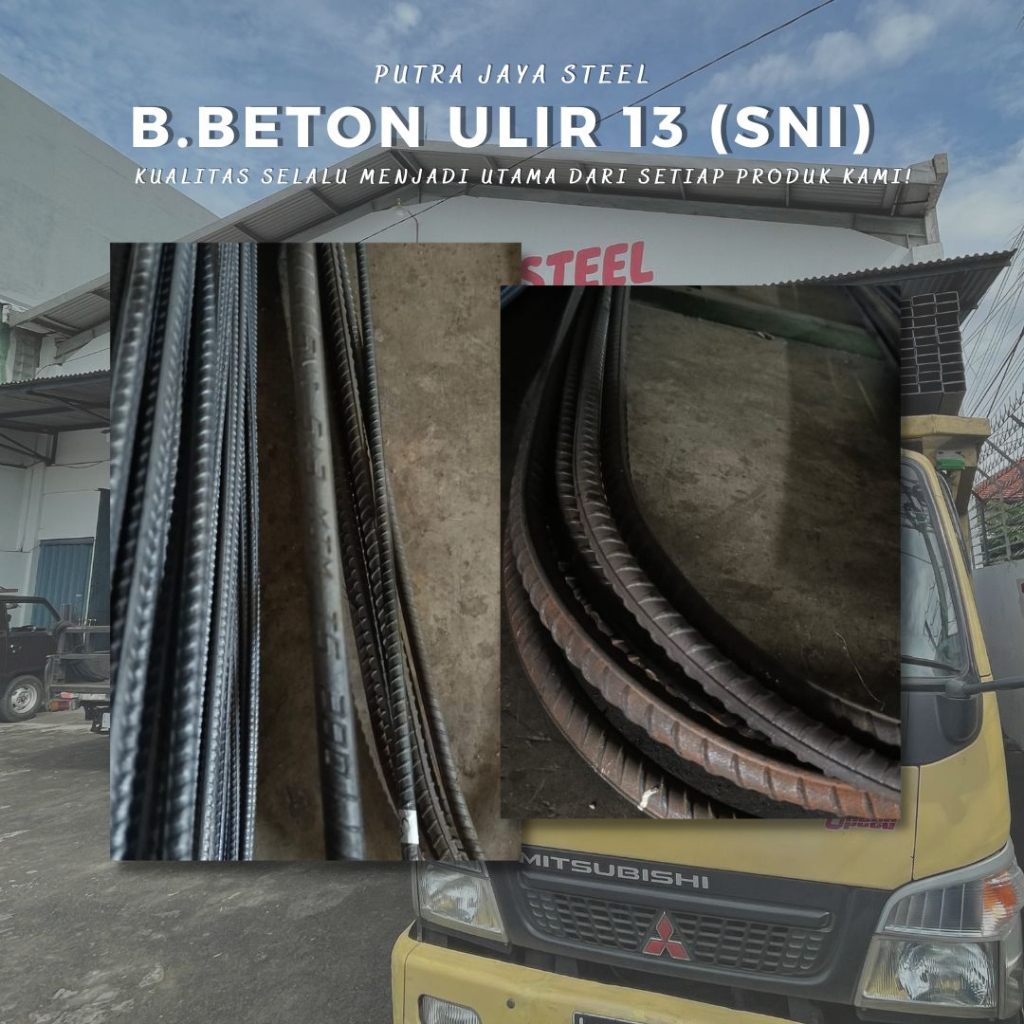 BESI BETON ULIR 13 ( 12.8 MM x 12 M ) SNI