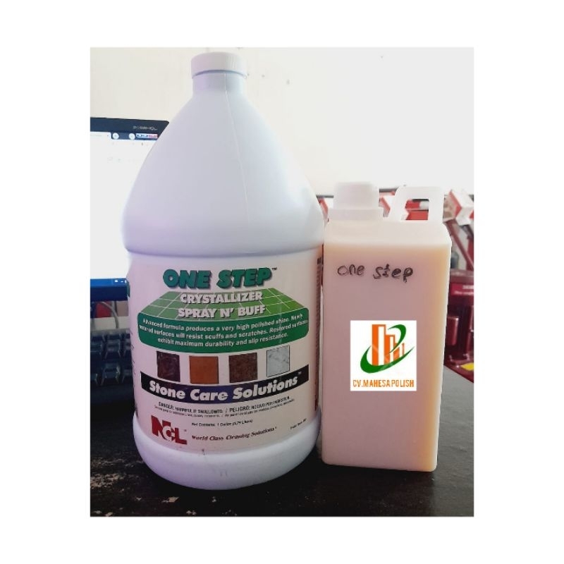 Obat pengkilap marmer granit obat kristalisasi marmer granit one step crystalizer 1 Liter obat poles