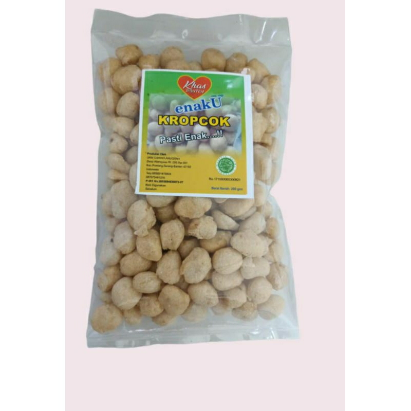 

keripik kropcok enaKU