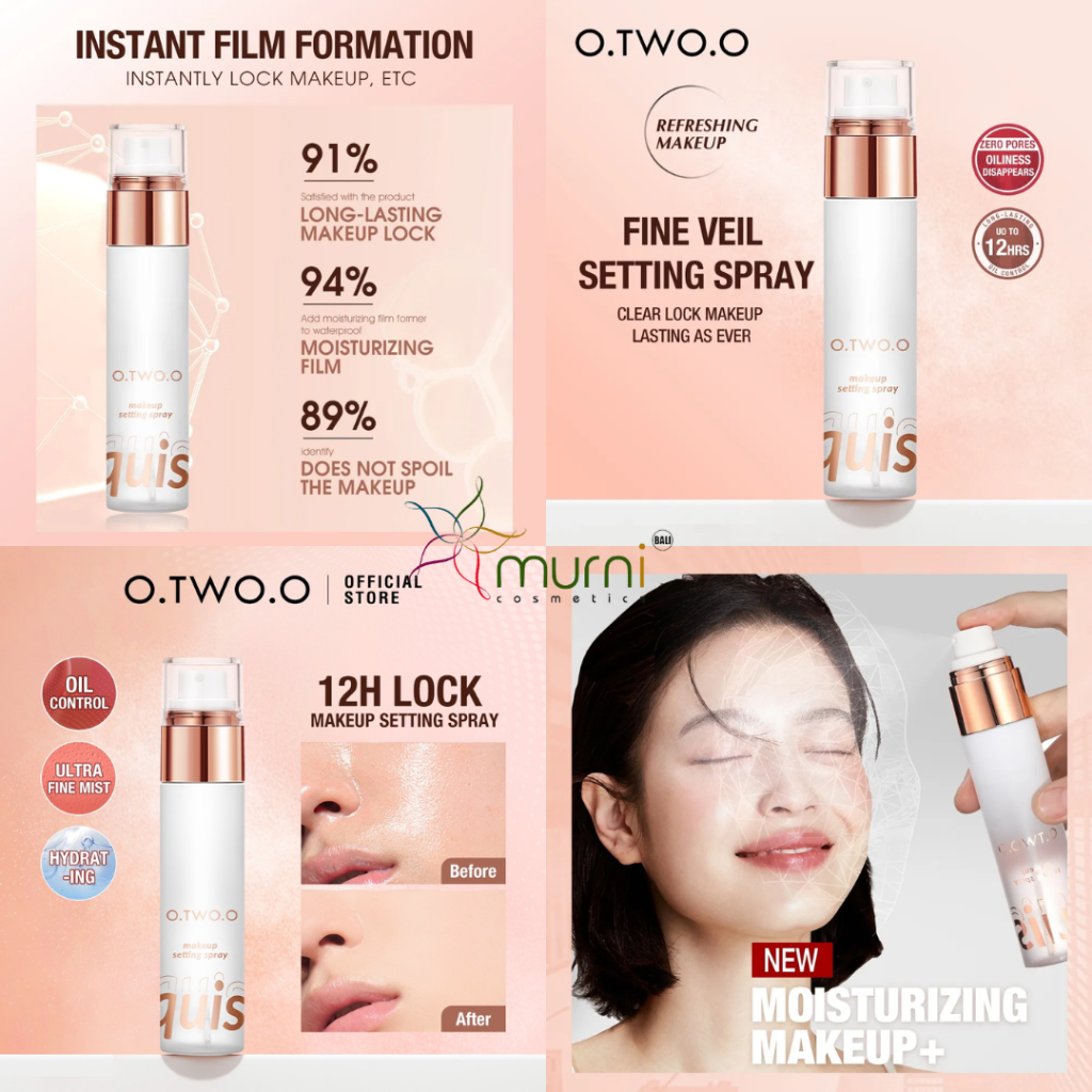 O.TWO.O FINE MIST MAKE UP SETTING SPRAY 50ML