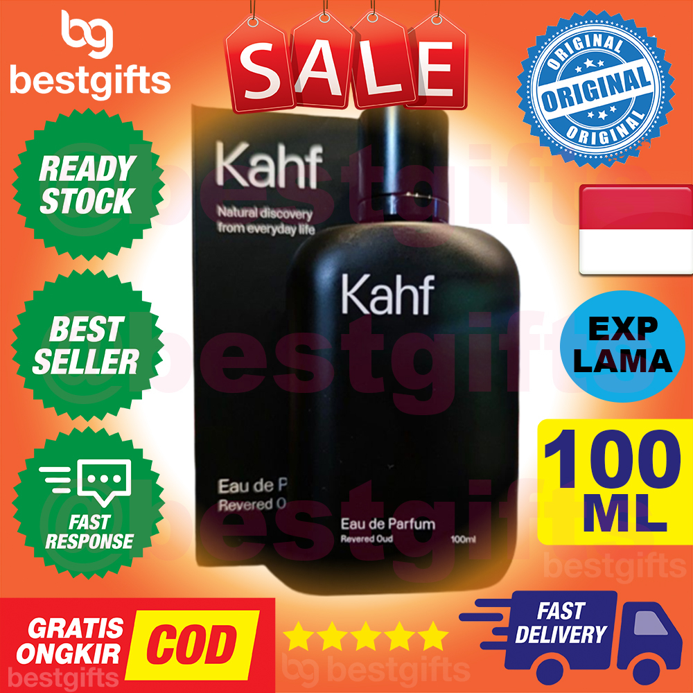 KAHF EDP OUD EAU DE PARFUM DENGAN AROMA MEWAH DAN KUAT 100 ML