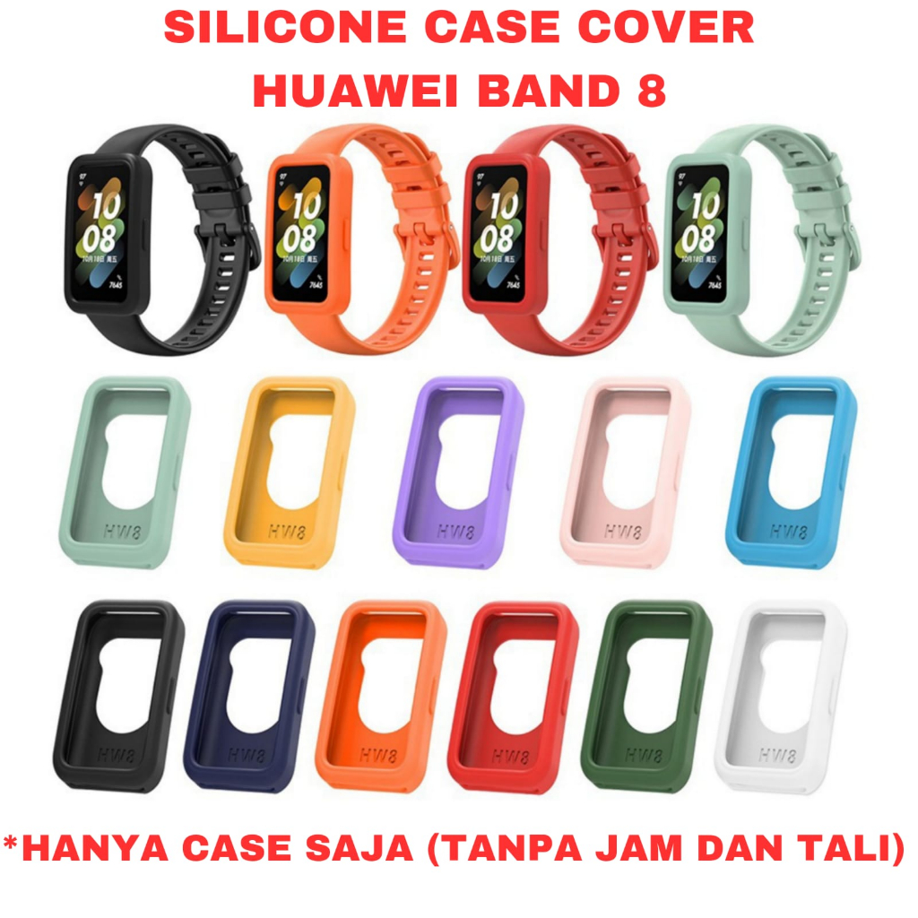 Silicone Case HUAWEI BAND 8 pelindung karet silikon bumper cover